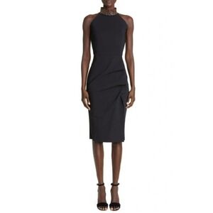CHIARA BONI LA PETITE ROBE Slavinka Black Sheath Dress Size 38/ US 2 NWOT $795